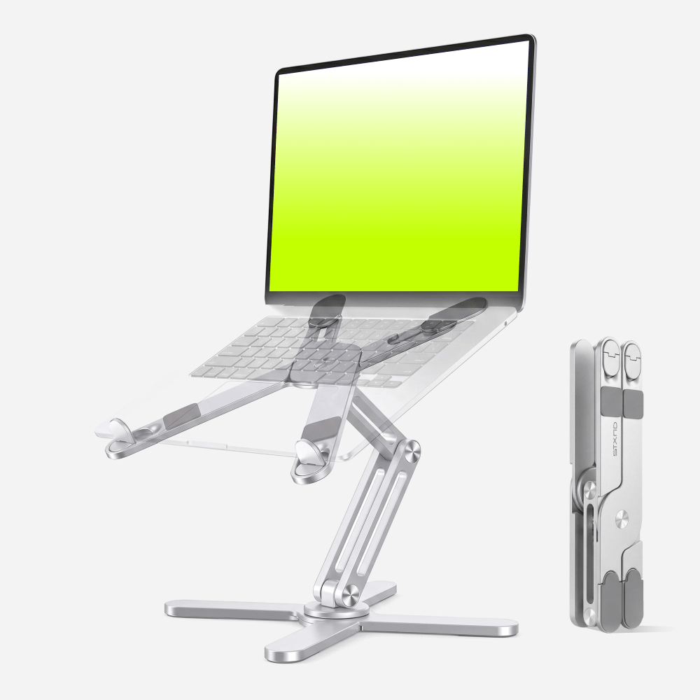 目線が、ちょうど決まる。多関節ノートPCスタンド モデルX