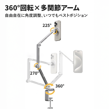 SuperGrip™️ デスクマウント（スマホ・タブレット対応）