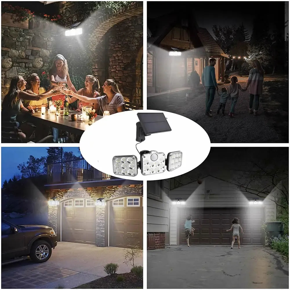 ソーラー充電式 高輝度LED センサーライト Solar Bright™️