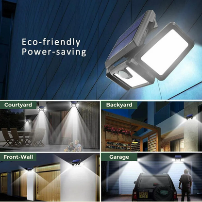 ソーラー充電式 高輝度LED センサーライト Solar Bright™️